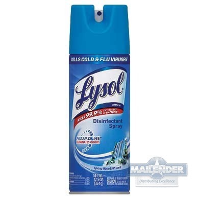 LYSOL DISINFECTANT SPRAY SPRING WATERFALL 12 OZ