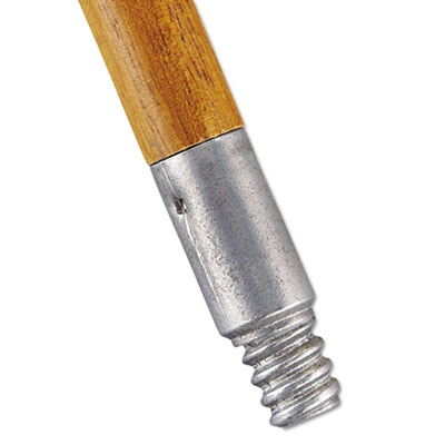 WOOD HANDLE THREADED 60" METAL TIP LACQUERED (15/16")