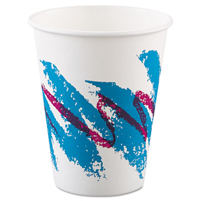 8 OZ JAZZ SINGLE POLY PAPER HOT CUP