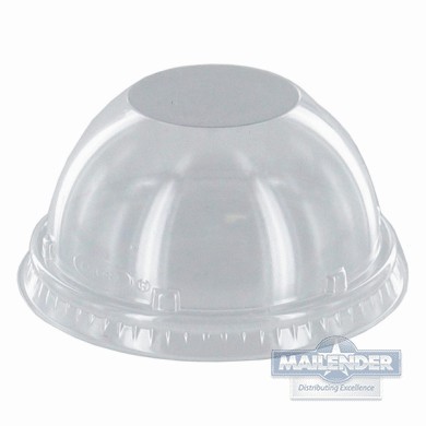 PLASTIC CLEAR DOME LID NO HOLE FOR 9CS & 12CS