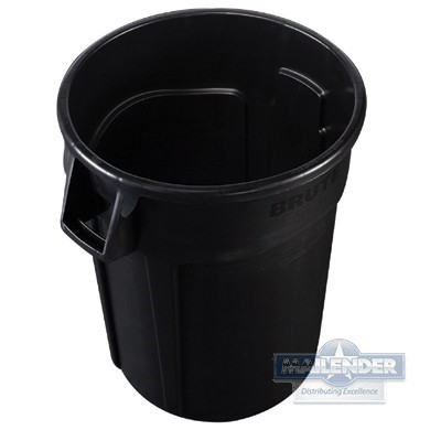 EXECUTIVE SERIES BRUTE CONTAINER W/O LID BLACK (32GAL)