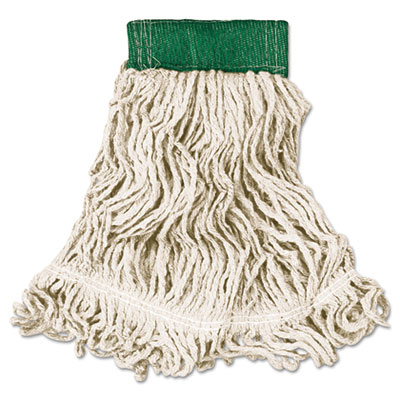 SUPER STITCH LOOPED-END WET MOP HEAD COTTON/SYNTHETIC MED WHITE