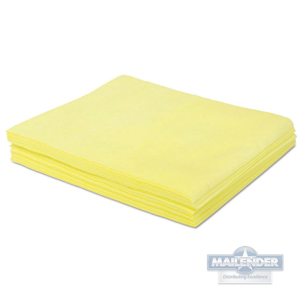 DUST CLOTH 23"X24" YELLOW DISPOSABLE TREATED 200/CA