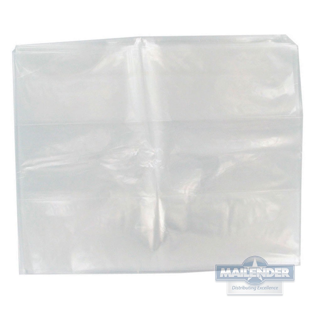 25"X24" 2MIL TRUE GAUGE VENTED CLEAR POLY BAG PERFED ON A ROLL