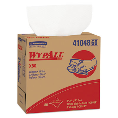 WYPALL X80 WIPER WHITE POP UP BOX