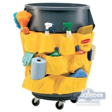 BRUTE CADDY BAG FOR 2632, 2643 CONTAINERS YELLOW