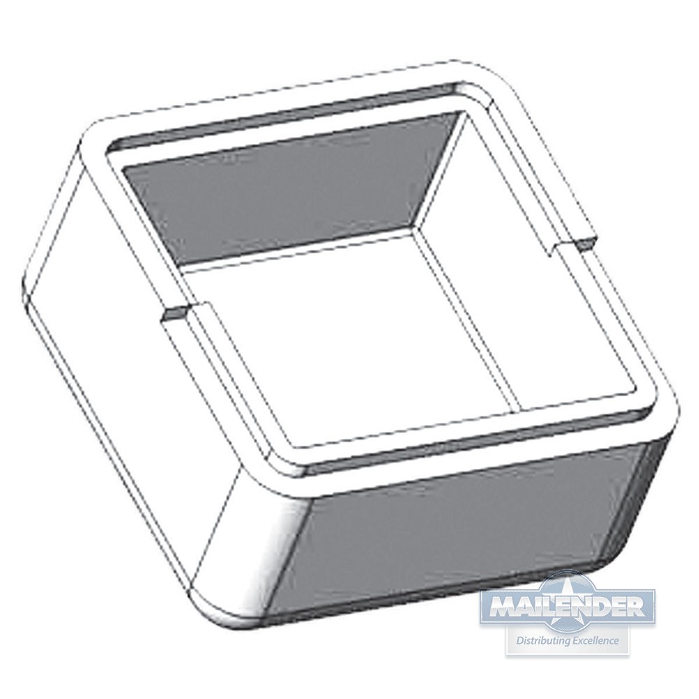 10 1/2"X8 1/4"X9 1/4" 1 1/2" WALL MOLDED COOLER EPS