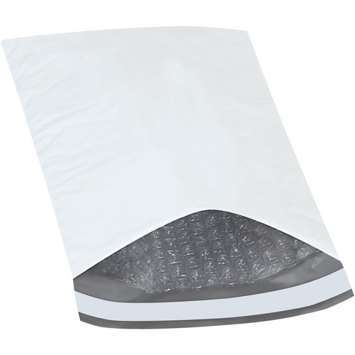 6.5"X10" WHITE BUBBLE LINED POLY MAILER