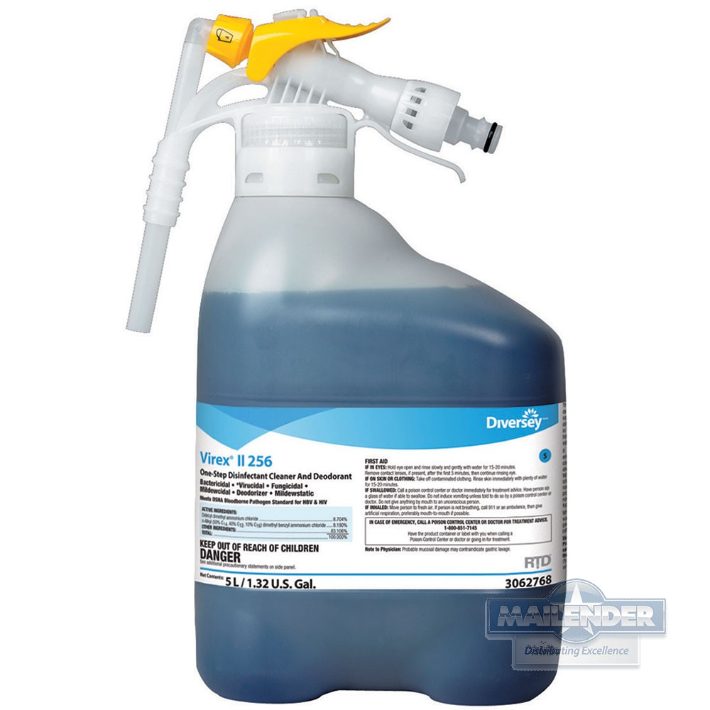 DISINFECTANT CLEANER VIREX II 256 RTD (5L)