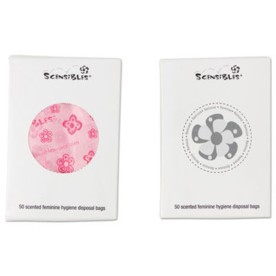 SCENSIBLES PERSONAL DISPOSAL BAG REFILL 50/BX PINK FLORAL