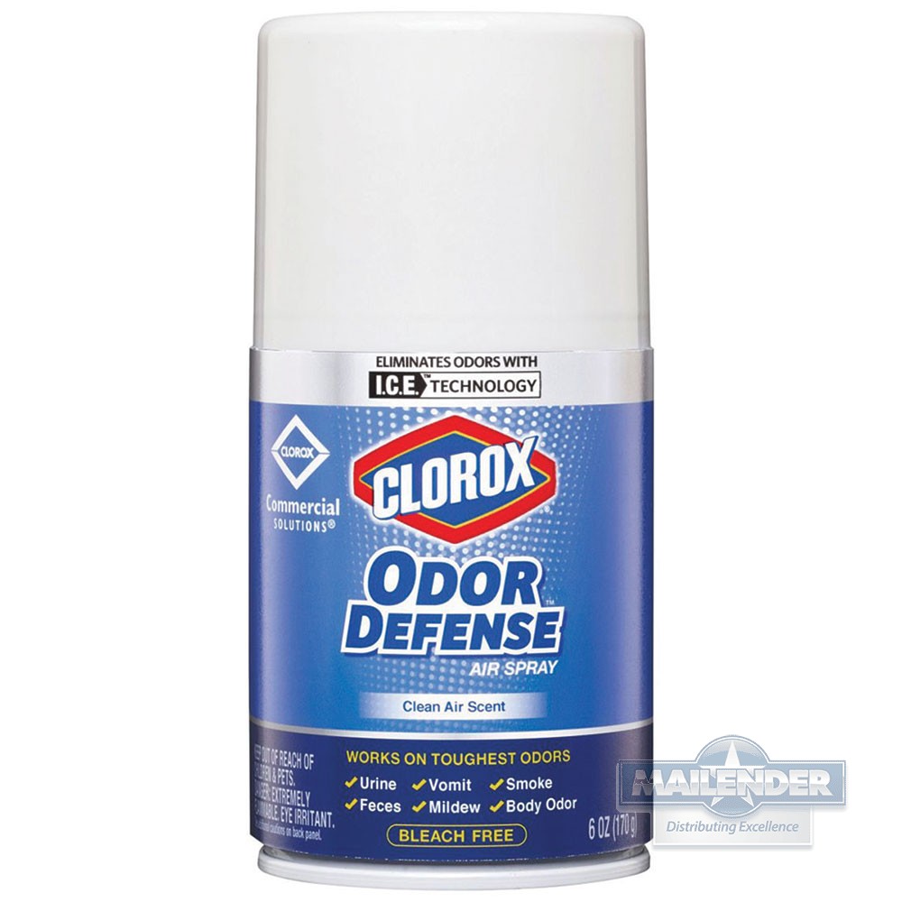 CLOROX ODOR DEFENSE AIR/FABRIC 6 OZ METERED AEROSOL