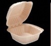 VICTORIA BAY 6" HINGED BAGASSE CONTAINER 400/CA