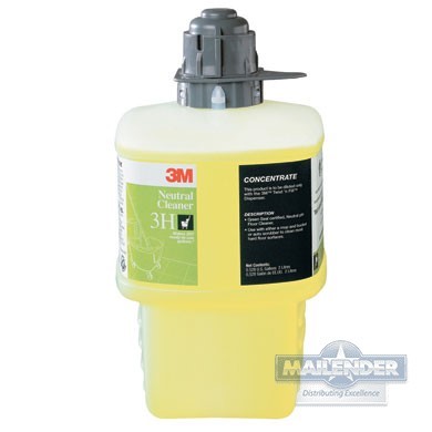 3M NEUTRAL CLEANER CONC GREEN SEAL GRAY CAP 2L