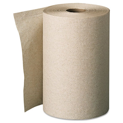 ENVISION 8" BROWN HARD ROLL TOWEL 350