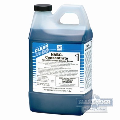 NABC CONCENTRATE 1 NON-ACID DISINFECTANT BATHROOM CLEANER (2L)