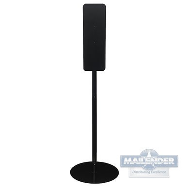 BLACK FLOOR STAND FOR AUTOMATED SOAP & SANITIZER DISPENSERS