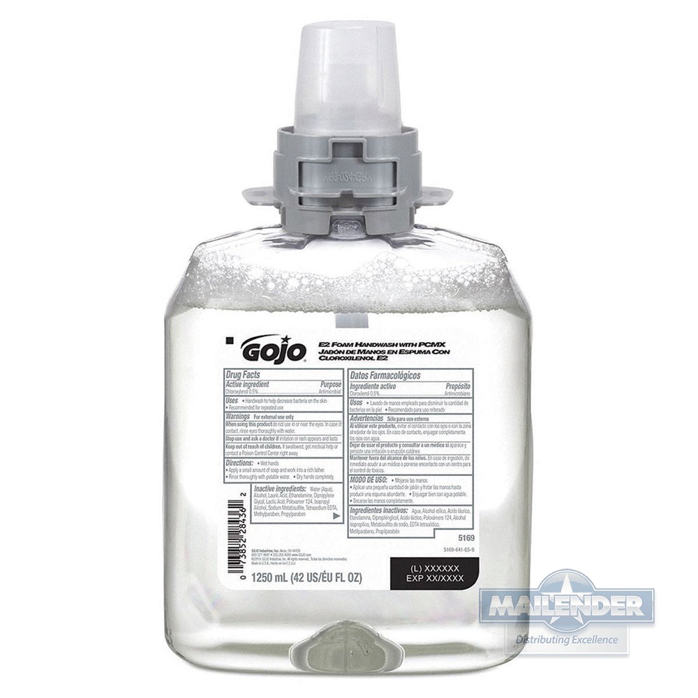 GOJO FMX-12 E2 SANITIZING SOAP (1250ML)