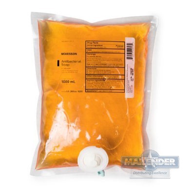 MCKESSON ANTIBACTERIAL SOAP REFILL 1000ML BAG