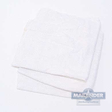 WHITE TERRY TOWEL RAGS 10 LB