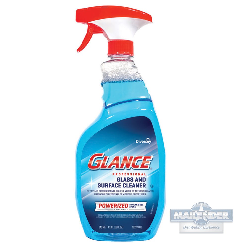 32OZ GLANCE POWERIZED GLASS AND SURFACE CLEANER  4/CA