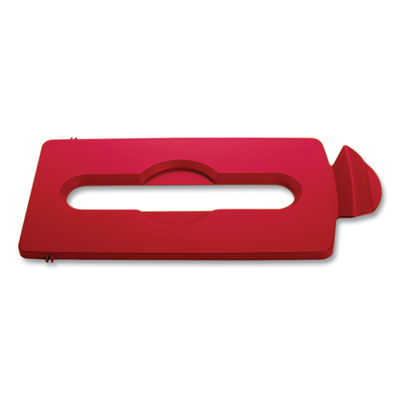 SLIM JIM RECYCLING STATION SLOT LID RED (PPE)