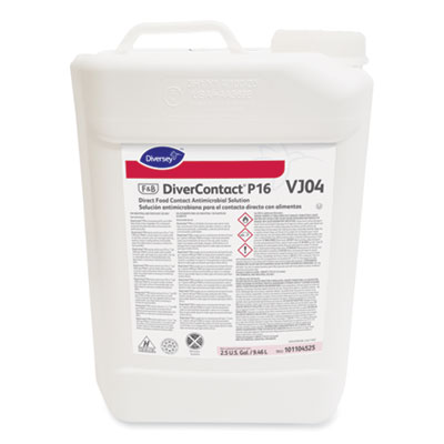 DIVERCONTACT P16 FOOD CONTACT ANTIMICROBIAL SOLUTION 2.5 GAL