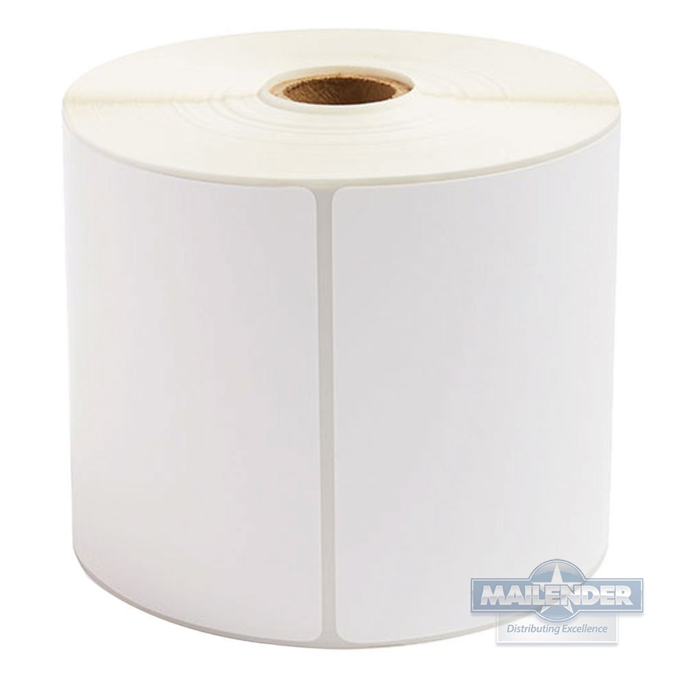 4"X6" DIRECT THERMAL GREEN LABEL 1" CORE 250 PER ROLL