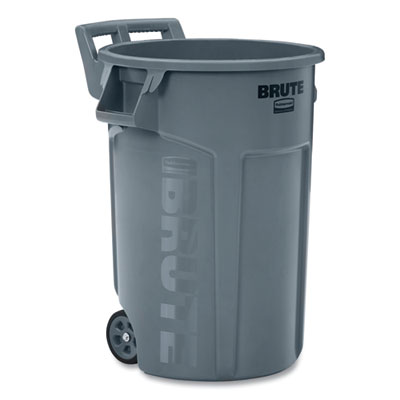 44 GALLON WHEELED BRUTE CONTAINER , GRAY