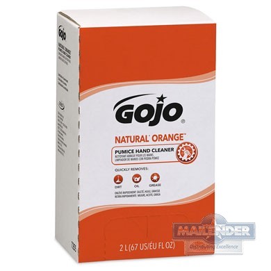 GOJO PRO TDX-20 NATURAL ORANGE PUMICE HAND CLEANER (2000ML)