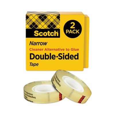 DOUBLE SIDED TAPE 1" CORE 0.5"X75