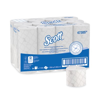 SCOTT PRO SMALL CORE HIGH CAPACITY ROLL BATH TISSUE 1100 SHEET