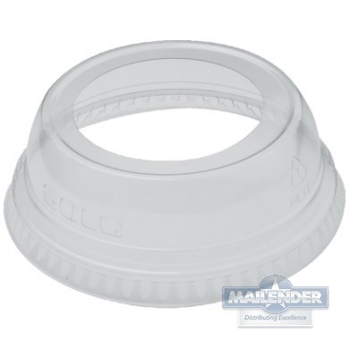 CLEAR PLASTIC DOME LID W/ 1.9" HOLE 1000/CA