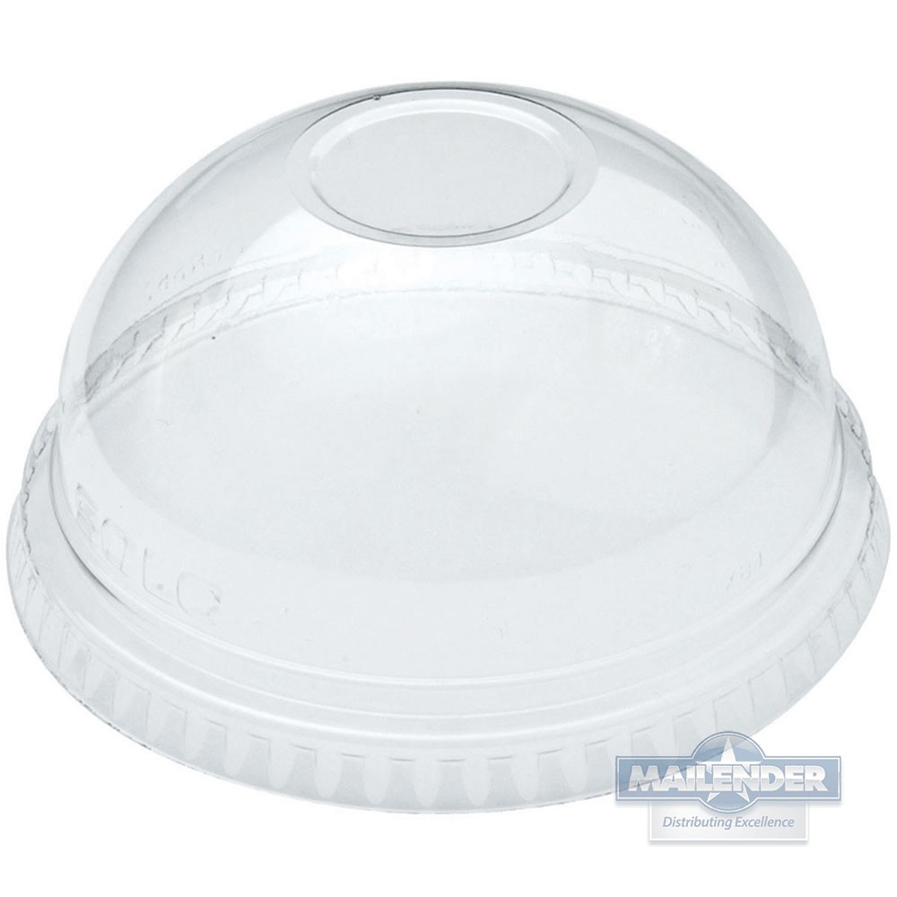 CLEAR PLASTIC DOME LID NO HOLE FOR 3.5-20 OZ PET CUPS 1000/CA