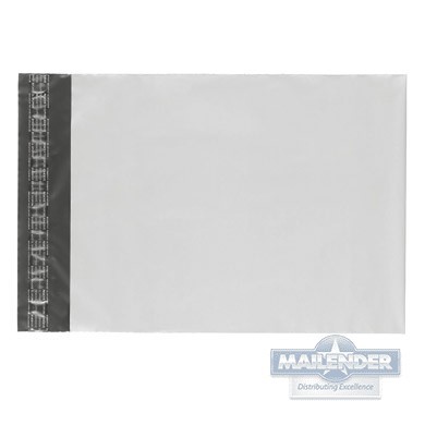 POLY MAILER 7.5"X10.5" 2.5 MIL WHITE +2