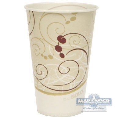 12 0Z SYMPHONY DOUBLE SIDED POLY PAPER COLD CUP