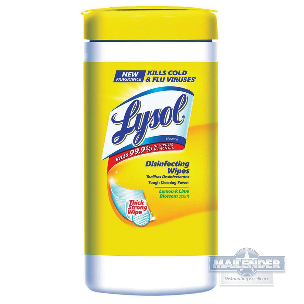 LYSOL CITRUS SCENT ONE-STEP DISINFECTANT MULTI SURFACE WIPE 80/PACK
